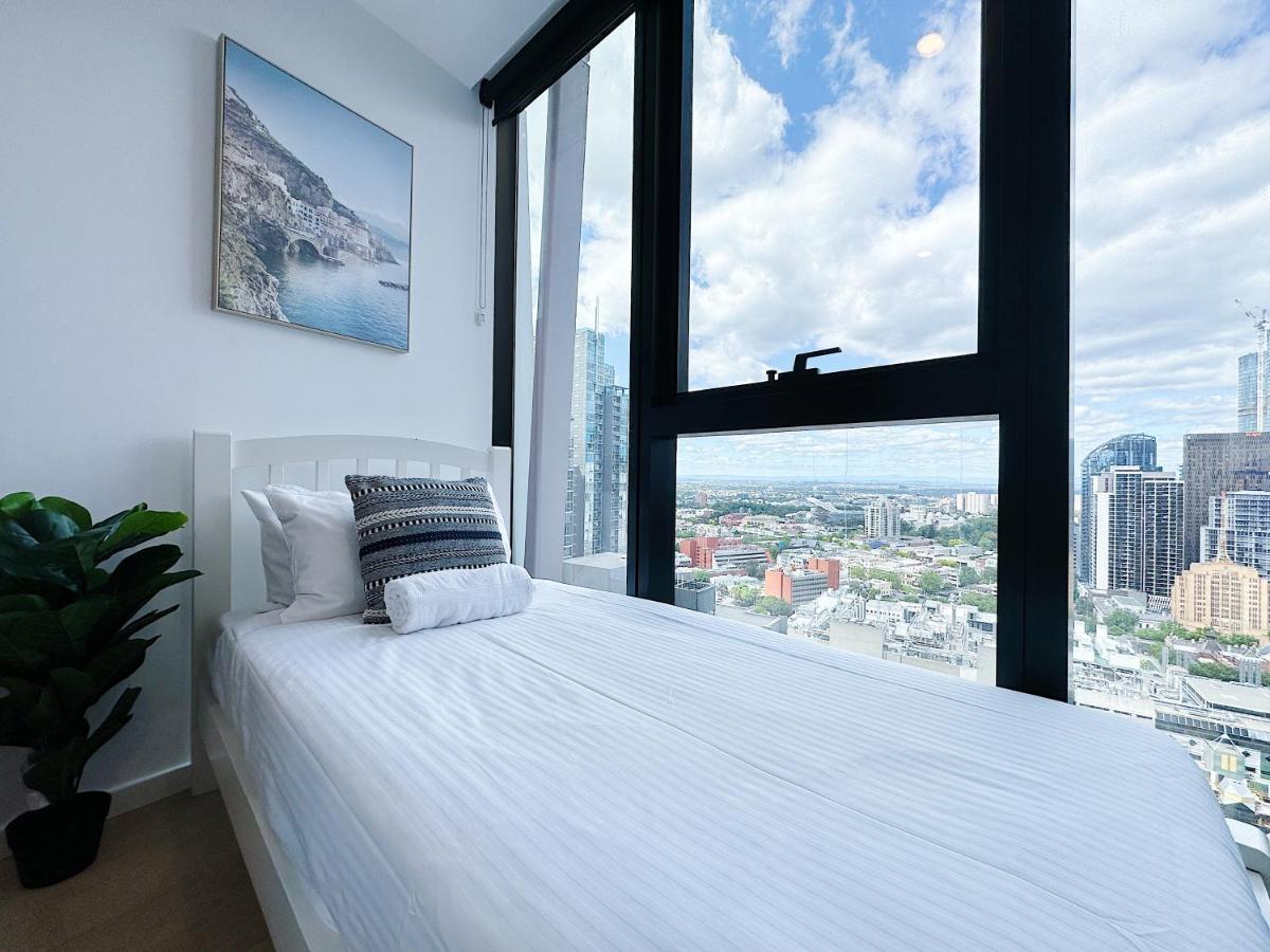 Beautiful Skyview Cbd Highrise 3Beds With Carpark Available Leilighet Melbourne Eksteriør bilde